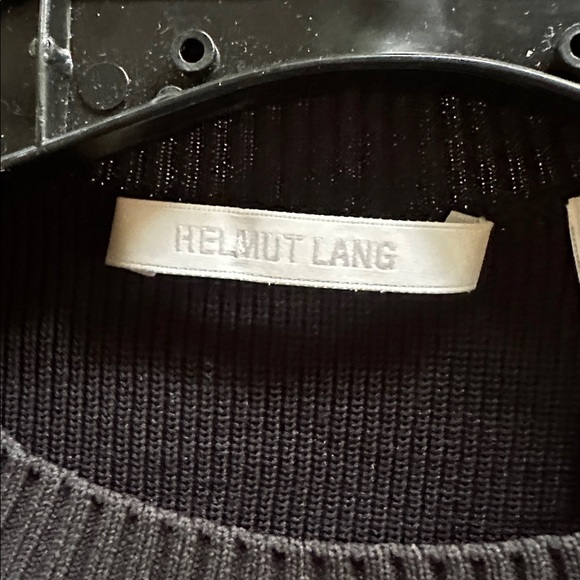 Helmut Lang Black Long Sleeve Top - Picture 3 of 9